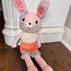 Matilda Jane Pink and White Plush Bunny Toy